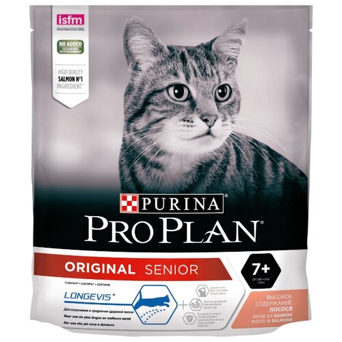 фото Корм для пожилых кошек Purina Pro Plan Original 7+ с лососем 400 г