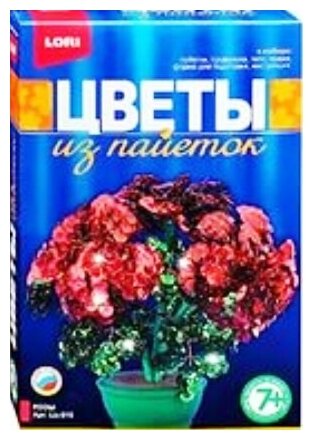 Набор для творчества Lori Цветы из пайеток Розы - фото №2