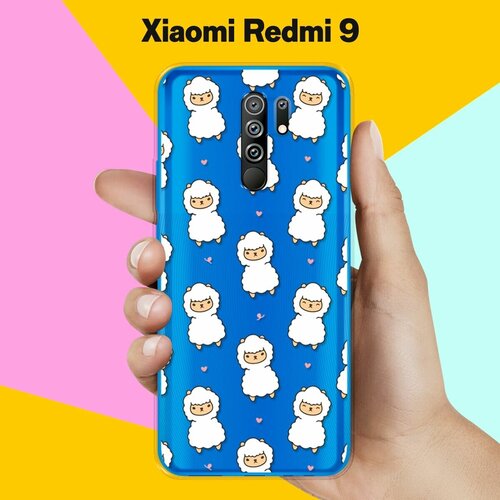 Силиконовый чехол Узор из лам на Xiaomi Redmi 9 силиконовый чехол узор из лам на xiaomi redmi 9