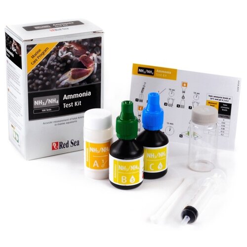 Red Sea Ammonia Test Kit тесты для аквариумной воды тест на аммиак red sea ammonia test kit