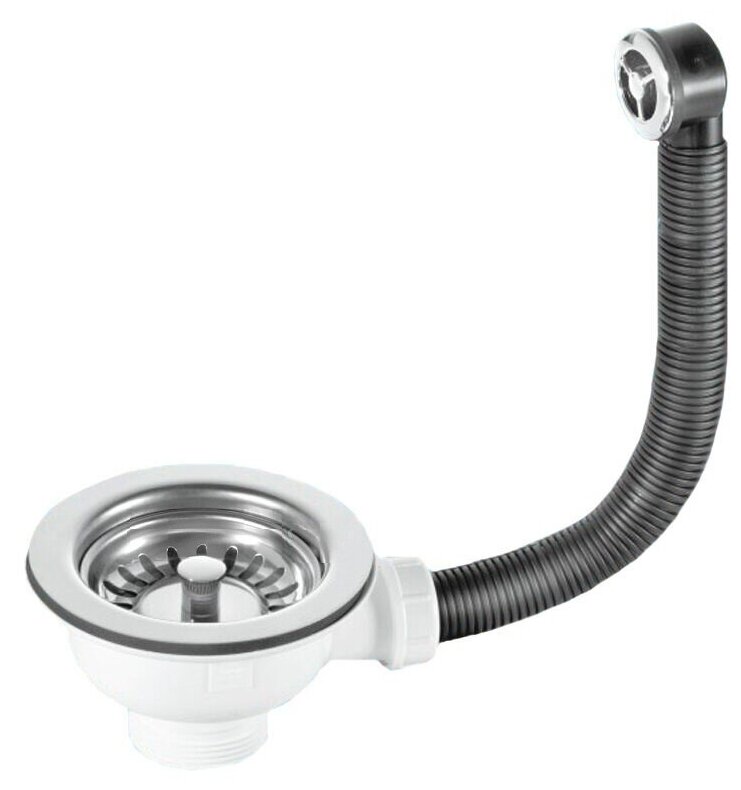 фото Слив-перелив для раковины McAlpine 40 мм (OF2-113SST)