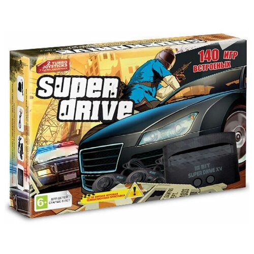 Игровая Приставка Sega Super Drive GTA5 (140в1) Черная