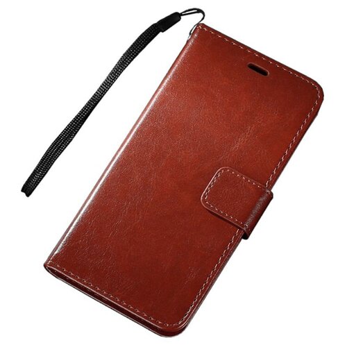 фото Чехол-книжка mypads для zte blade v8 (bv0800) с мульти-подставкой застёжкой и визитницей коричневый