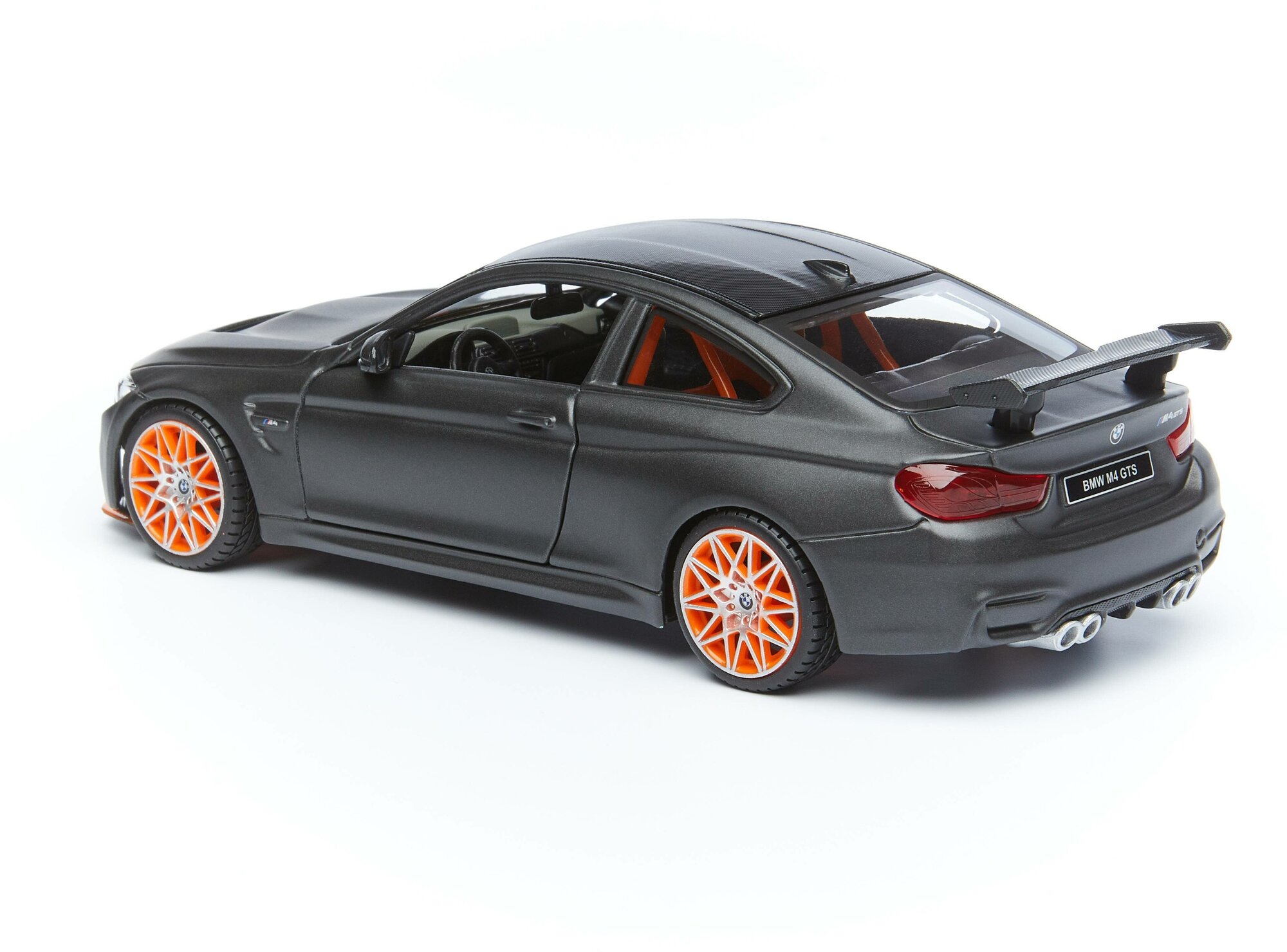 Maisto Сборная модель машинки "BMW M4 GTS" SPAL 1:24, серая - фото №10