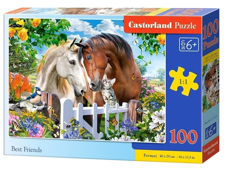Пазл Castorland 100 деталей: Лучшие друзья