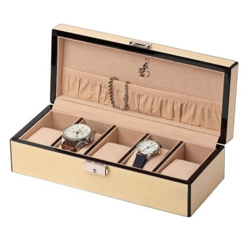 фото Шкатулка для часов и украшений gbh36 бежевый ismatdecor
