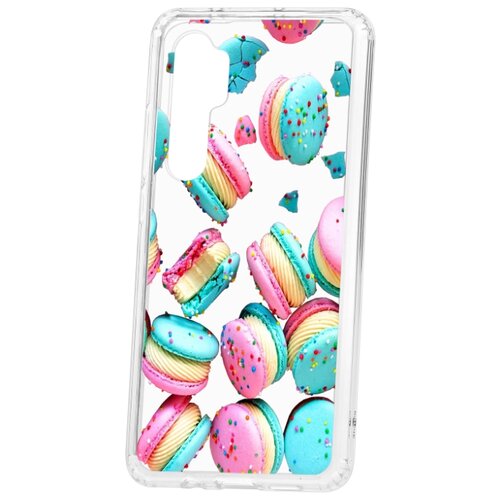 фото Чехол-накладка xiaomi mi note 10 lite kruche print макарон