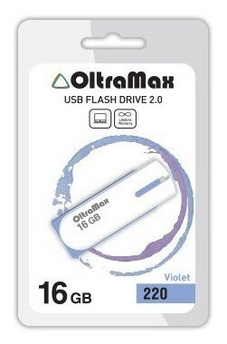 Память USB 16Gb OltraMax 220 фиолетовый (OM16GB220-Violet)