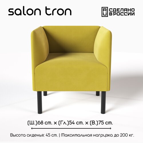 фото Кресло монреаль горчичичное, в холл, в прихожую, в зону ожидания salon tron
