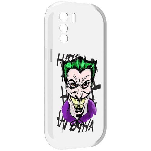 Чехол MyPads Джокер-крейзи для UleFone Note 13P задняя-панель-накладка-бампер