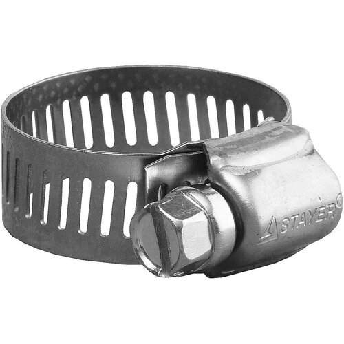 STAYER 32-51 мм просечная лента 127 мм хомут нержавеющий 100 шт Professional 37812-032-51-100 4110₽