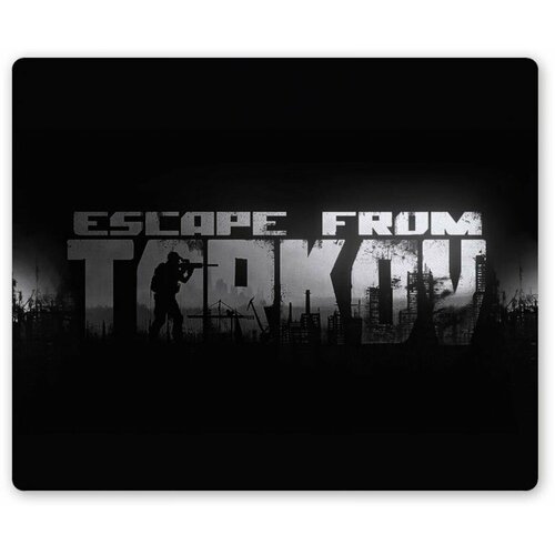 Коврик для мышки прямоугольный Escape from Tarkov Logo сумка escape from tarkov сити зеленое яблоко
