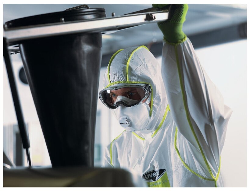 фото Респиратор (полумаска фильтрующая) UVEX Силв-Эйр 2310, клапан выдоха, FFP3, формованный, 8732310 670741