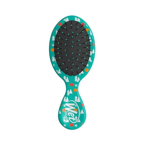 Wet Brush массажная щетка для спутанных волос Mini Detangler Holiday Joy Love and Joy, для распутывания волос, 19.6 см щетка для спутанных волос winter glitter mini detangler holiday breeze