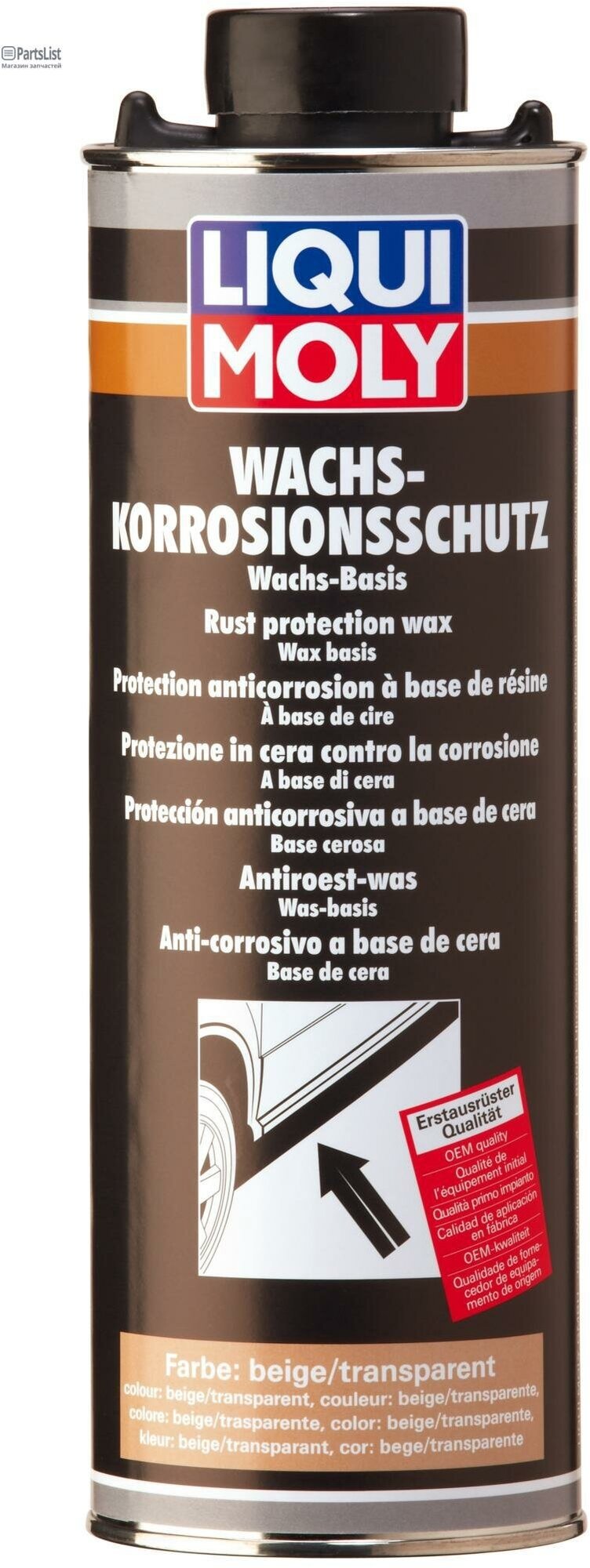 Liqui moli1 LIQUI MOLY   () Wachs-Korrosions-Schutz brauntransparent , 1 6104