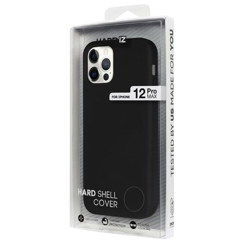 Защитная силиконовая панель HARDIZ Liquid Silicone Case for iPhone 12 Pro Max Черный