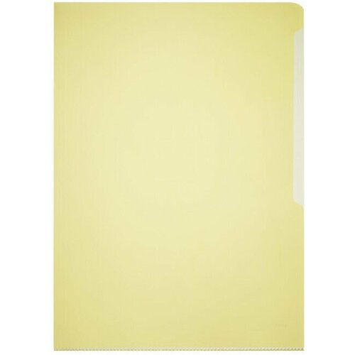 Папка - уголок Durable, ПВХ, 150 мкм Желтый 10 штук durable папка уголок а4 180 мкм 10шт желтый