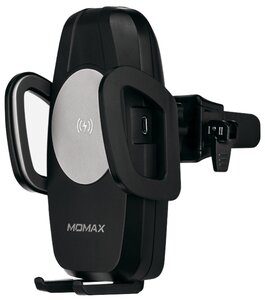 Фото Держатель с беспроводной зарядкой MOMAX Fast Wireless Charging Car Mount CM7a