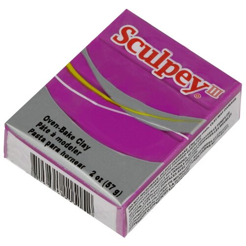 Полимерная глина Sculpey 57 г, фиолетовый (S302) sculpey iii полимерная глина s302 57 г 1628 темно зеленый