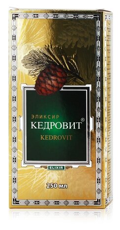 Эликсир "кедровит" 250мл АО Мелиген - фото №2