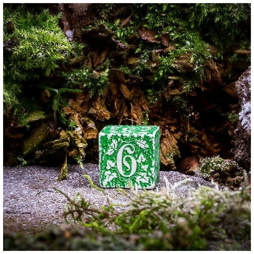 Набор кубиков Forest 3D, 7 шт., Green & black Q-Workshop - фото №9