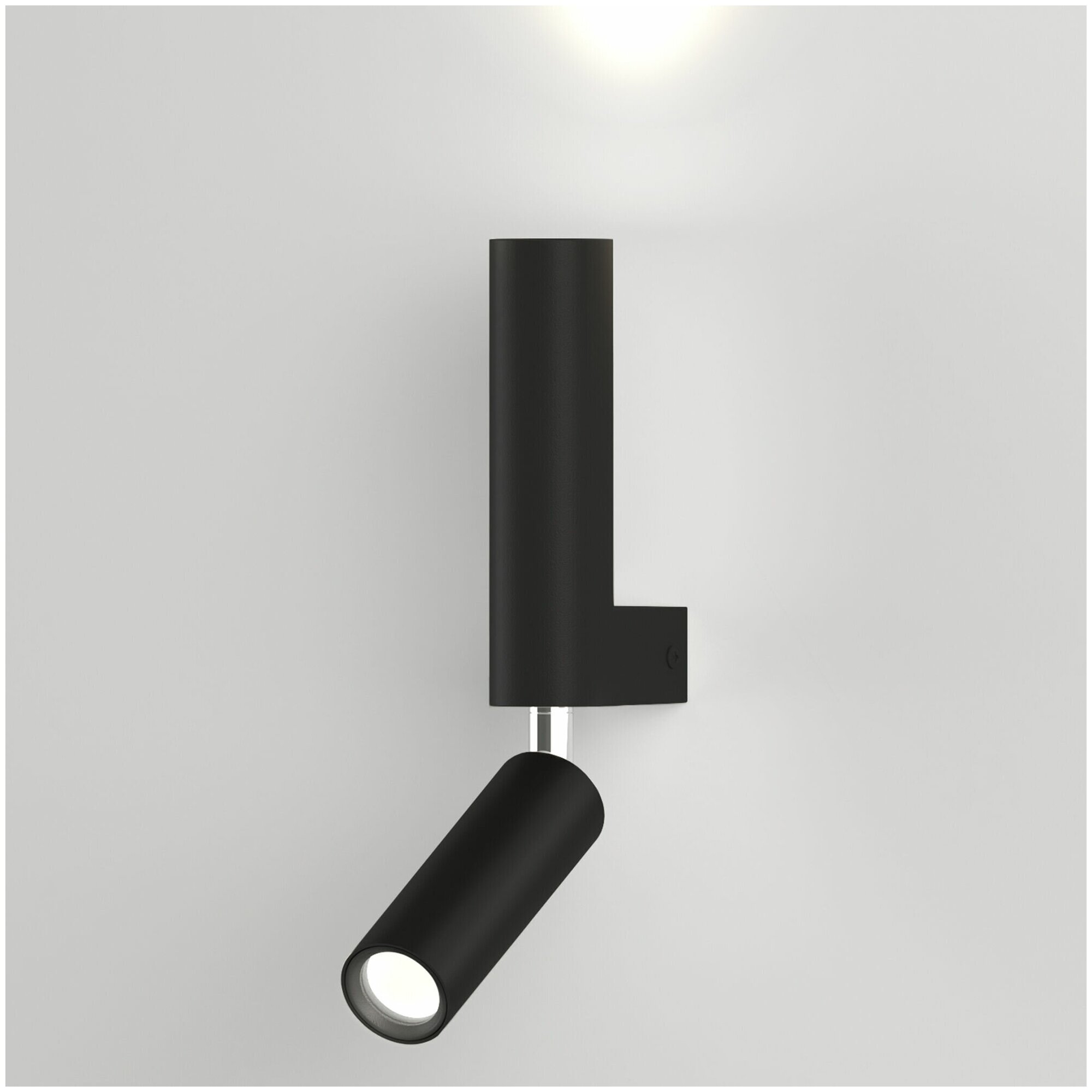 Настенный светильник Pitch Eurosvet 40020/1 LED, с поворотным плафоном, цвет черный