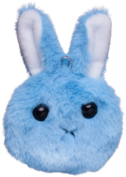 Мягкая игрушка-брелок Fixsitoysi Зайчик, 14 см, голубой
