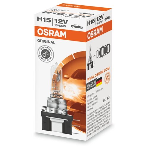 фото Лампа автомобильная галогенная osram