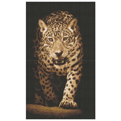 фото Набор хищники. леопард счетный крест 27,2х42,6 каролинка кткн 141