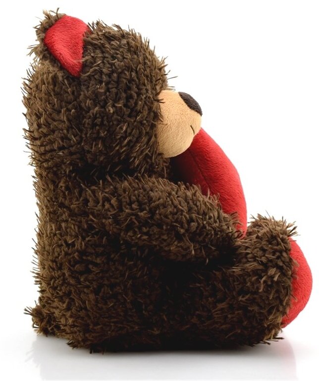 Мягкая игрушка Fancy медведь Чиба с сердцем 28см - фото №6