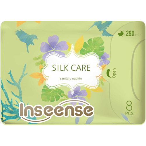 Прокладки INSEENSE Silk Care женские гигиенические ночные 5 капель 290 мм 8 шт прокладки inseense silk care женские гигиенические ночные 5 капель 290 мм 8 шт
