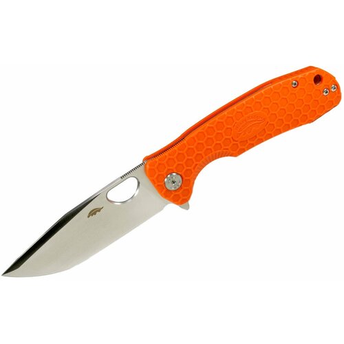 нож honey badger leaf d2 l hb1385 с оранжевой рукоятью Нож Honey Badger Tanto D2 L (HB1405) с оранжевой рукоятью
