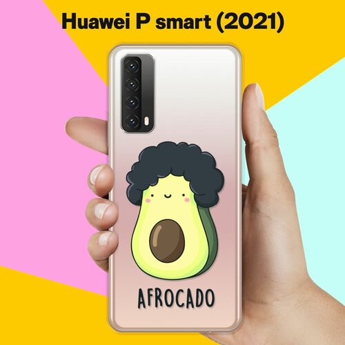 Силиконовый чехол Афрокадо на Huawei P Smart 2021 силиконовый чехол афрокадо на huawei p40 pro