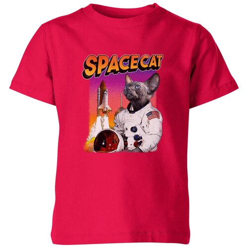 Футболка Us Basic, размер 14, розовый мужская футболка space cat космический кот космонавт xl темно синий