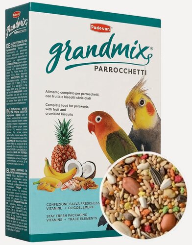 Изображение товара Корм для попугаев GrandMix 850г для средних 850г д/средних грандмикс 03420