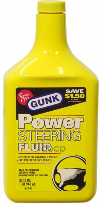 Жидкость Гидроусилителя Gunk Power Steering Fluid M2732 946 Мл M2732 Gunk арт. M2732