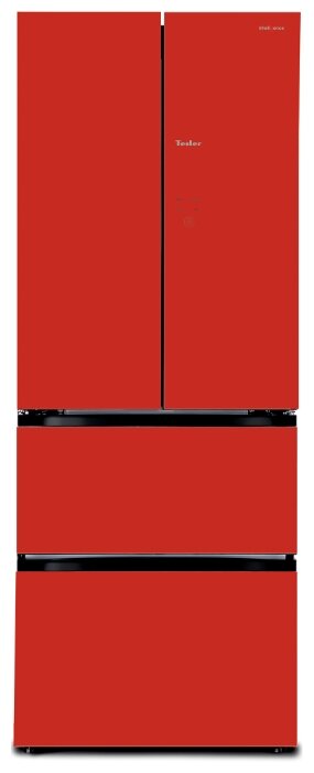 Холодильник Tesler RFD-361I Red Glass