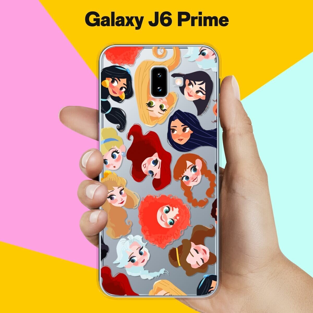 Силиконовый чехол на Samsung Galaxy J6 Prime Принцессы / для Самсунг Галакси Джи 6 Прайм