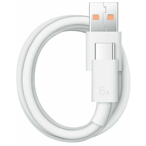 Кабель USB Type-C 6A для Huawei, (цвет: Белый) набор трафаретов amaoe bga ic reballing для мобильного телефона huawei hi6921 wifi аудио nfc kirin 980 hi3680 p30 mate p40 pro универсальный комплект