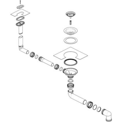 Отводная арматура 3 1/2, арт. 230059, Blanco