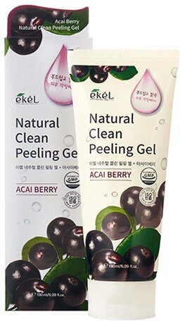 EKEL Natural Clean peeling gel Acai Berry Пилинг-скатка с экстрактом ягод асаи