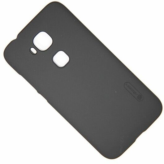 Чехол для Huawei Ascend G7 Plus/G8 задняя крышка пластик ребристый Nillkin <черный>