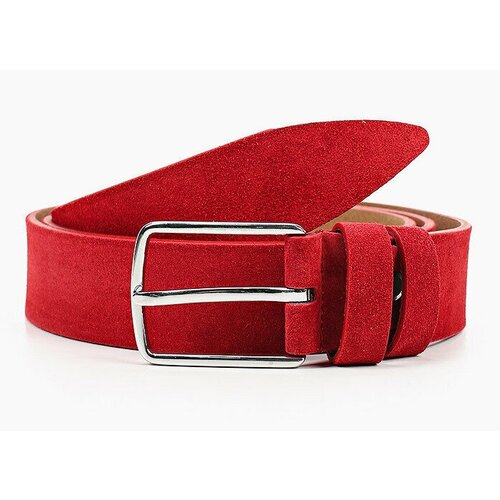 фото Ремень olio rosti, размер 120, красный