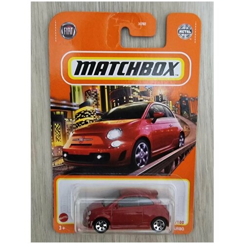 игрушечная машина matchbox Fiat 500 turbo 2019