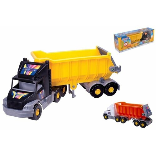 Игрушка Автомобиль Грузовик тягач GiGa Trailer ZARRIN TOYS F4/ОР мусоровоз zarrin toys trashtruck 65 см зеленый оранжевый