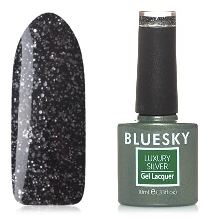 Гель-лак №648 Luxury Silver 10 мл, BLUESKY