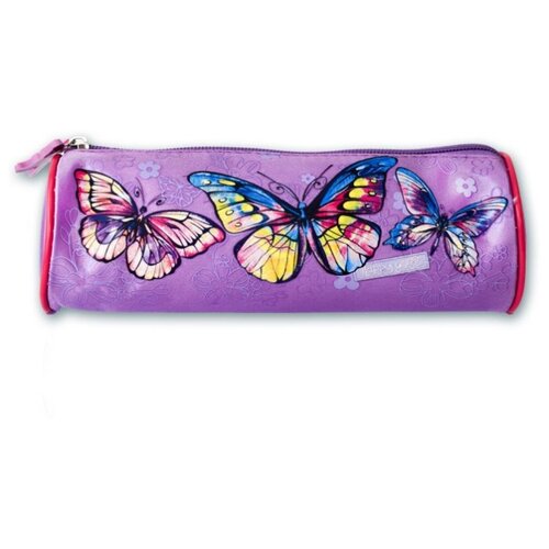 фото Феникс+ пенал-тубус радужные бабочки (34792) фиолетовый