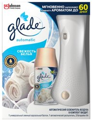 Glade Аэрозоль Свежесть белья, автоматический, со сменным баллоном, 269 мл