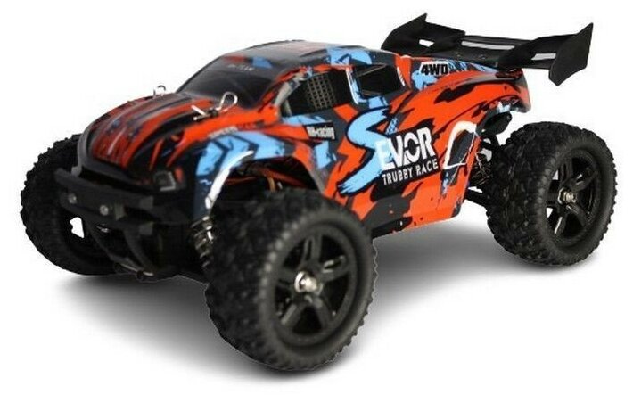 Радиоуправляемая трагги Remo Hobby S EVO-R V2.0 (красный) 4WD 2.4G 1/16 RTR