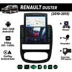 Штатная магнитола для Renault Duster (2010-2015) на Android (DSP, CarPlay , SIM, Микрофон, GPS, 4G, Wi-Fi - 2/32 Гб, 8 ядер) - Dolmax TS-RN-DS10 - изображение